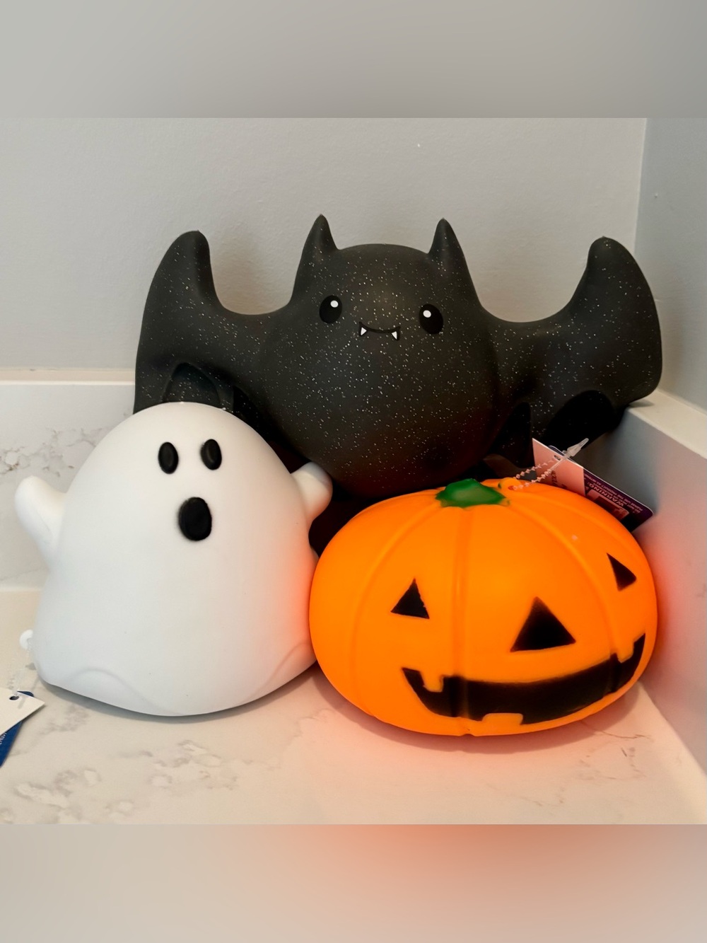 Halloween Ghost, Bat, and Pumpkin Toymendous Sunny Days Squishy Toys 2026